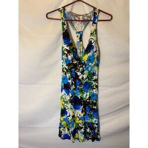 DEGREES WOMENS SIZE LARGE VNECK DRESS PARTY SLEEVELESS COLORFUL